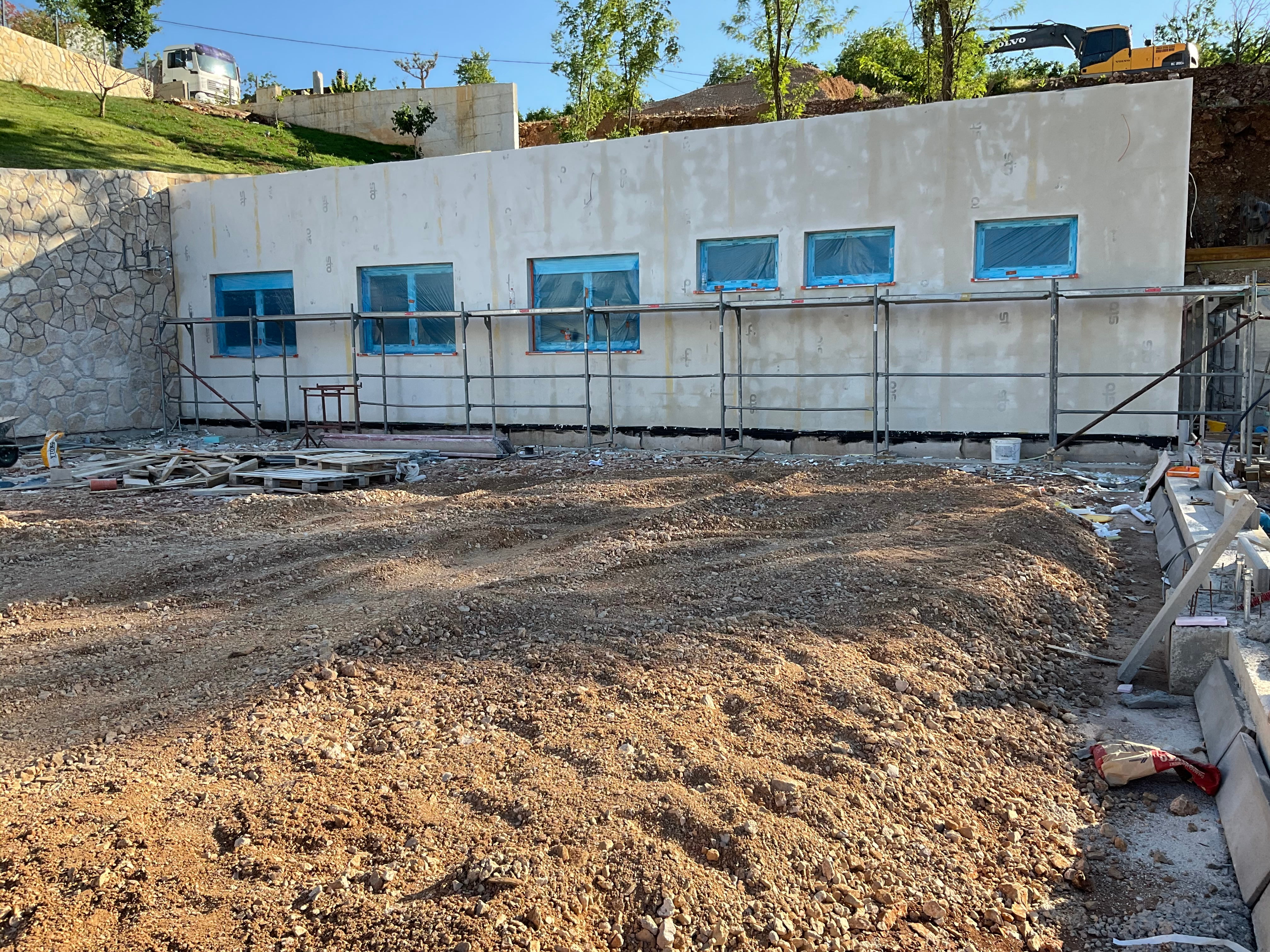Proces građenja sportske zone Arja Resort