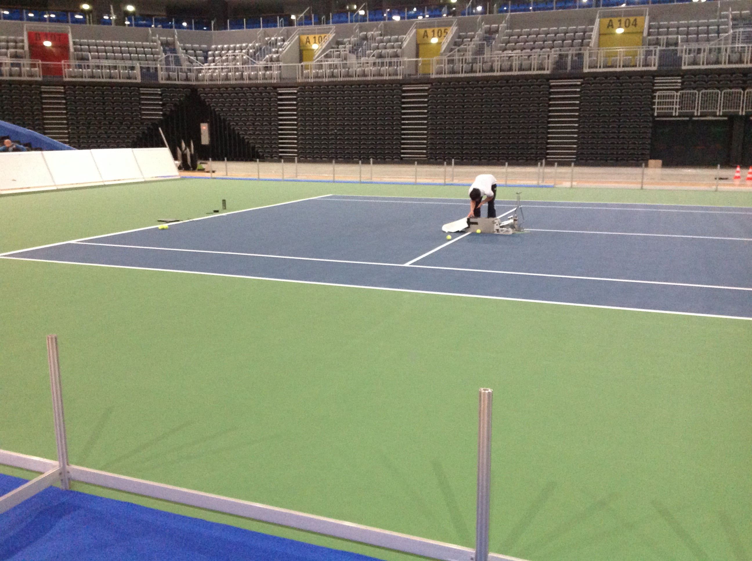 Mjerenje karakteristika RuKortHardTournament terena za finale Davis Cupa