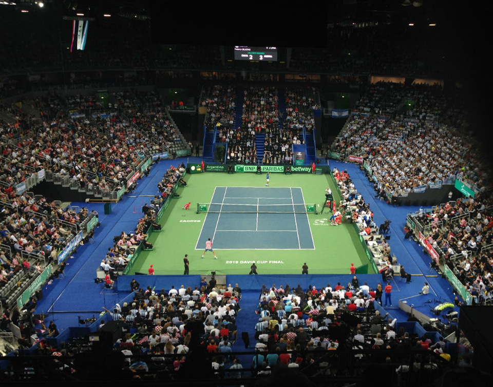 RuKortHardTournament profesionalni teniski teren za Davis Cup Finale