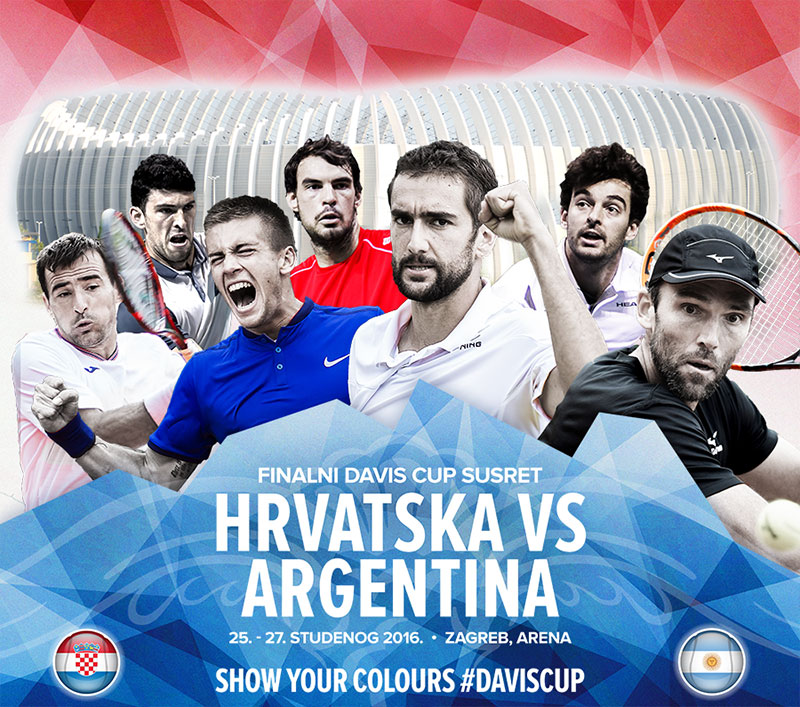 Davis Cup Hrvatska Argentina 2016 plakat