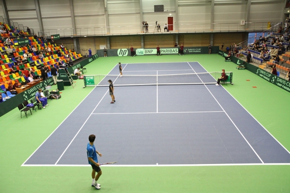 Davis cup teniski teren od akrila RuKortHardTournament