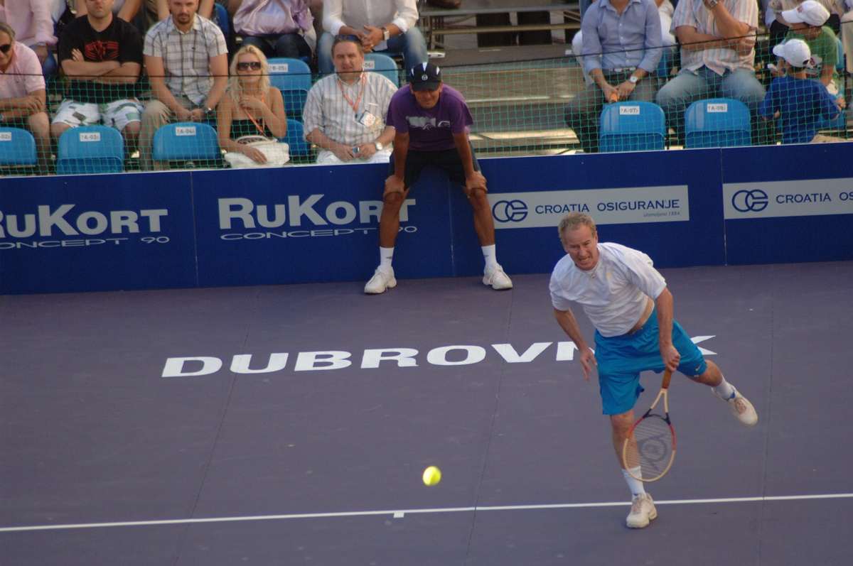Goran Ivanišević John McEnroe Dubrovnik 2010