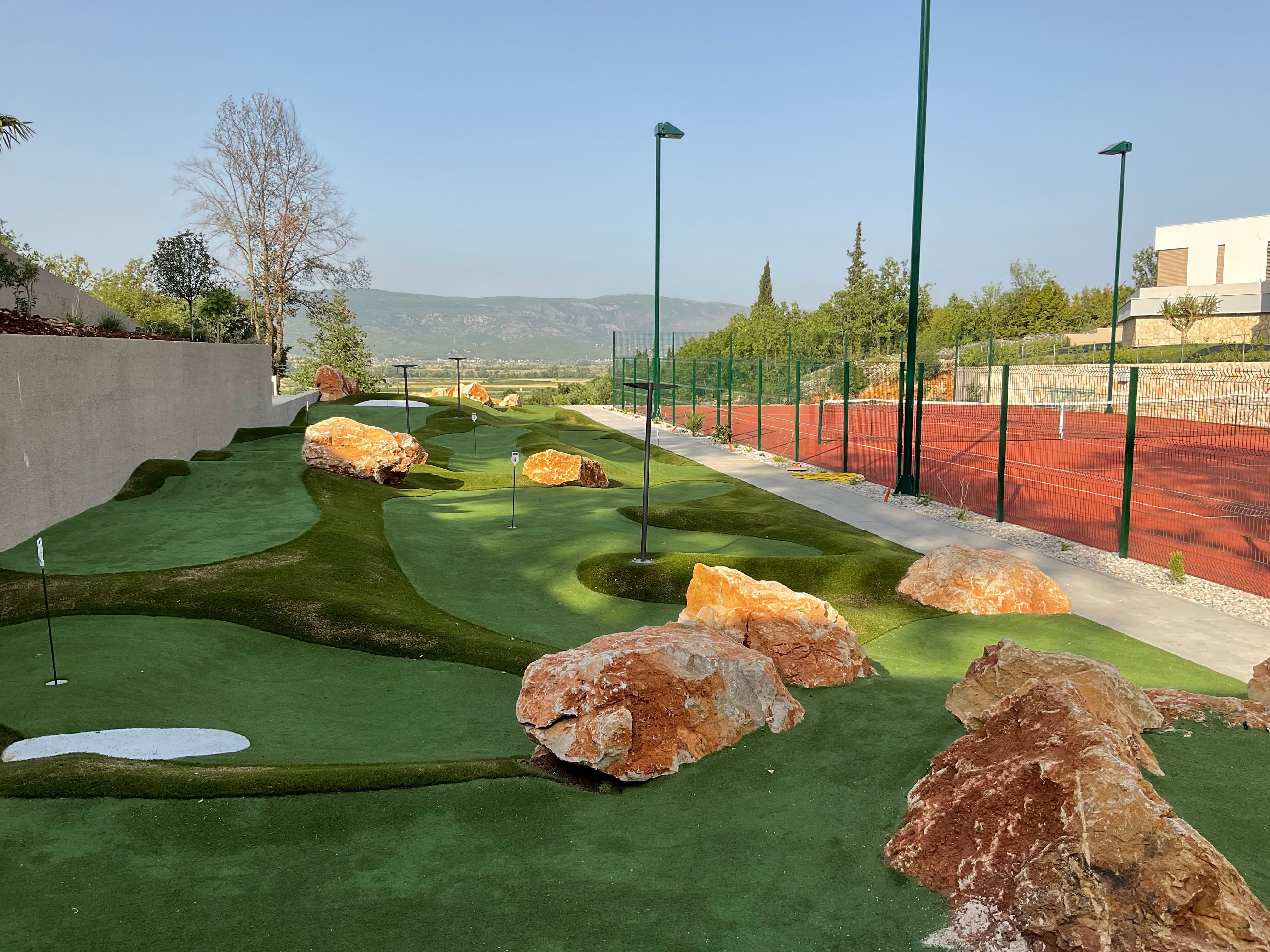 Mini golf teren