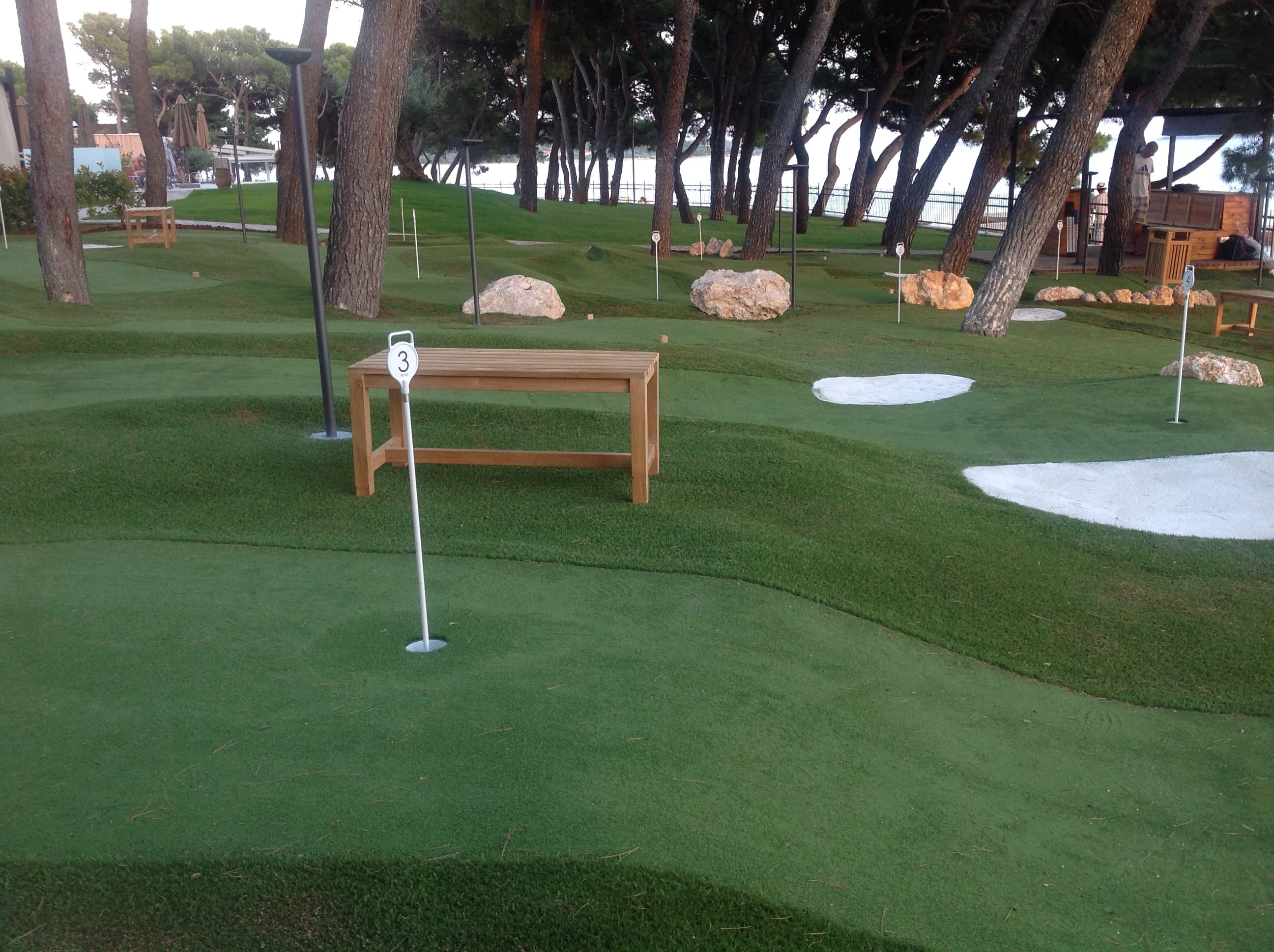 Mini golf teren