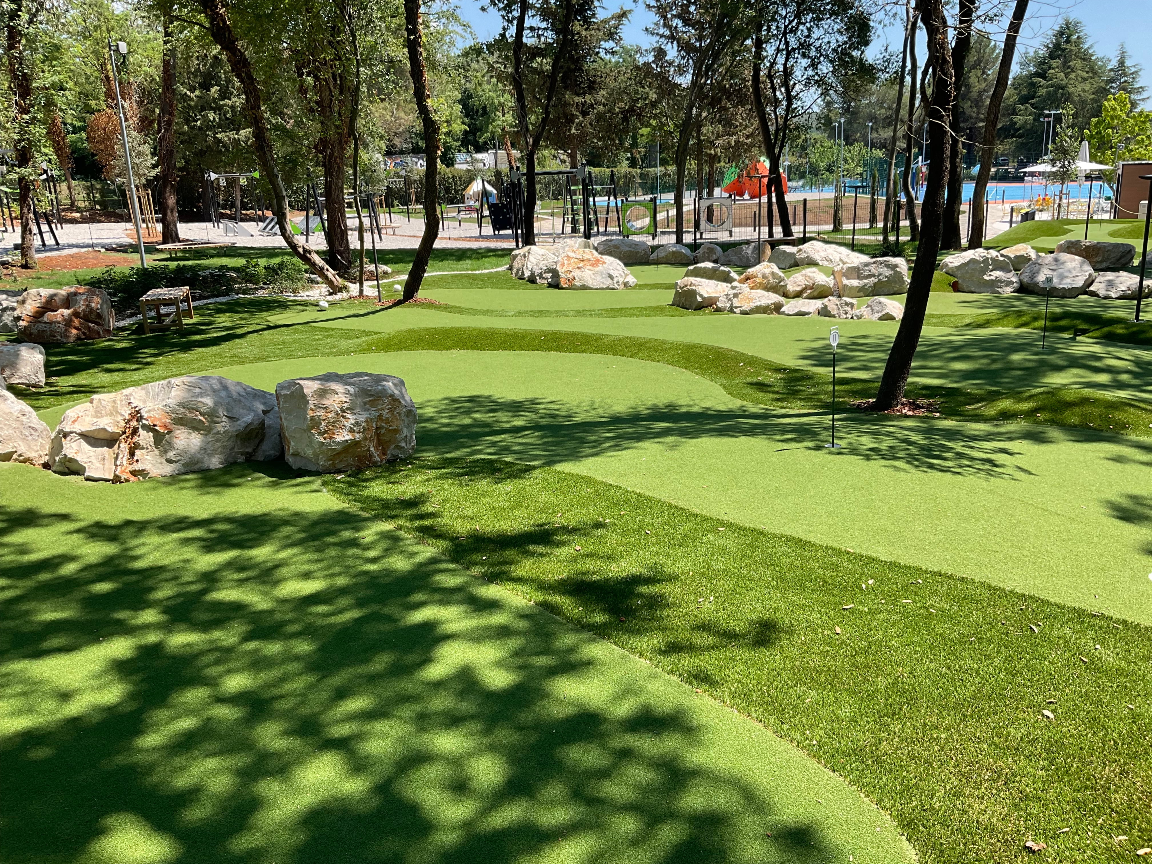 Mini golf teren